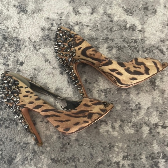 Leopard print- peep toe Sam Edelman - Picture 5 of 5